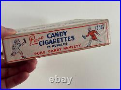 RARE 1930s 40s Pico Candy Cigarettes Advertising Store Display Candy Box