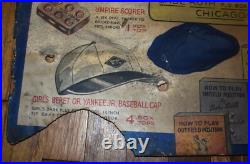 RARE 1934 Quaker Oats PUFFED WHEAT Babe Ruth Baseball Yankees Store Display SIGN