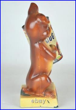 RARE 1940s IDEAL DOG FOOD PUPPY PET STORE ADVERTISING DISPLAY CAN-MILLER STUDIO
