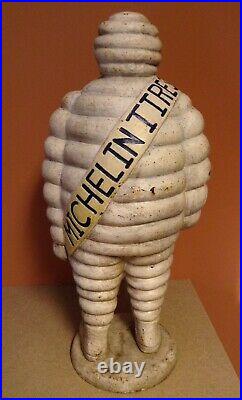 RARE 1940s Michelin tires Michelin Man Cast Iron Statue (Store Display)