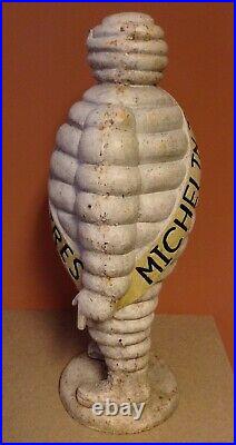 RARE 1940s Michelin tires Michelin Man Cast Iron Statue (Store Display)