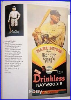 RARE 1940s Yankees Babe Ruth Kaywoodie TOBACCO 15.5x6.5 Die-Cut Store Display