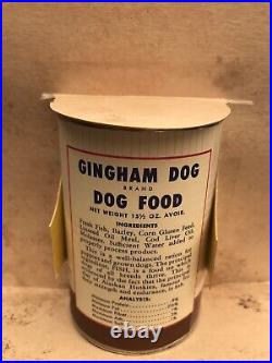 RARE 1950s NOS DOG FOOD CAN COUNTER TOP DISPLAY DOGS&CATS PETS ANIMALS? LQQK
