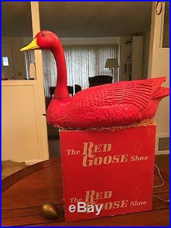 RARE 1960s Red Goose Shoes Store Display