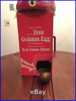 RARE 1960s Red Goose Shoes Store Display