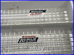 RARE 1970s 80s Gillette razor tabletop advertising store display sign