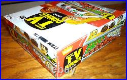 RARE 1976 Fleer CRAZY TV DINNER Candy FULL STORE Display Box 36 WACKY Pack Era