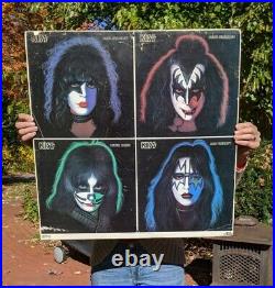 RARE 1978 KISS Solo Albums PROMO STORE DISPLAY GENE SIMMONS ACE FREHLEY AUCOIN