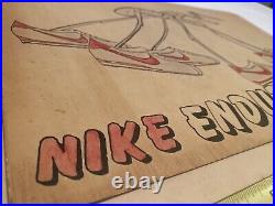 RARE 1982 VINTAGE Nike ORIGINAL Advertising ART RED SHOE Ant Store Display Sign