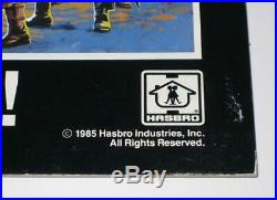RARE 1985 Vintage Hasbro GI JOE 13.5 x 17.5 COLLECT THEM ALL Store Display Sign