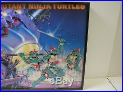 RARE 1988 Mirage Studios Teenage Mutant Ninja Turtles Framed LED Store Display