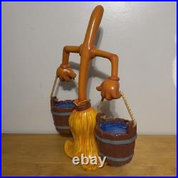 RARE 1989 WD Co. Fantasia Broom 28 Tall Store Display Vintage HTF READ DESC