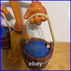 RARE 1989 WD Co. Fantasia Broom 28 Tall Store Display Vintage HTF READ DESC