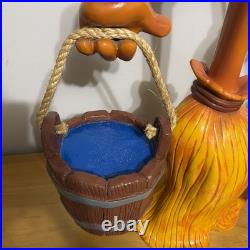 RARE 1989 WD Co. Fantasia Broom 28 Tall Store Display Vintage HTF READ DESC