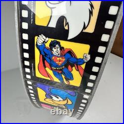 RARE 1996 Warner Kids Store Display Sign 36 Looney Tunes DC Comics Characters