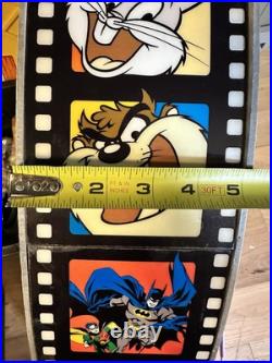 RARE 1996 Warner Kids Store Display Sign 36 Looney Tunes DC Comics Characters