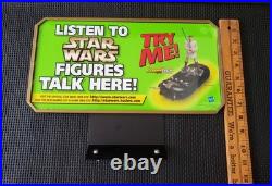 RARE! 1999 Star Wars EP1 Phantom Menace COMMTECH READER Toys R Us Store Display