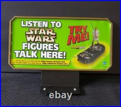 RARE! 1999 Star Wars EP1 Phantom Menace COMMTECH READER Toys R Us Store Display