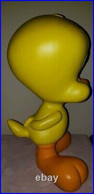 RARE 1999 WARNER BROS STORE DISPLAY TWEETY BIRD LARGE VERSION STATUE Free Ship