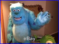RARE 2001 Pixar Monsters INC. Life Size Sulley Mike Store Display Disney Movie