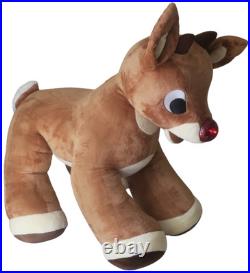 RARE 36 Jumbo Build a Bear Rudolph The Red Nose Reindeer Store Display