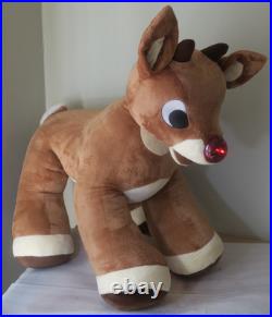 RARE 36 Jumbo Build a Bear Rudolph The Red Nose Reindeer Store Display