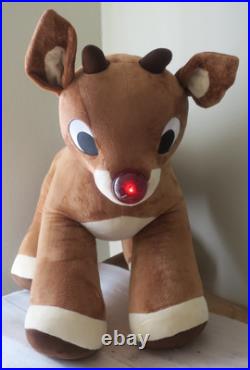 RARE 36 Jumbo Build a Bear Rudolph The Red Nose Reindeer Store Display