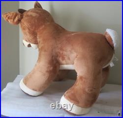 RARE 36 Jumbo Build a Bear Rudolph The Red Nose Reindeer Store Display