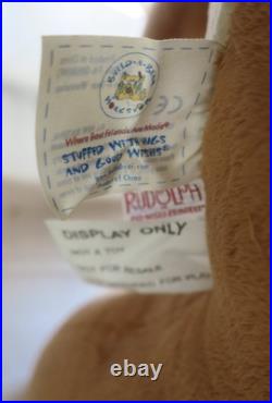 RARE 36 Jumbo Build a Bear Rudolph The Red Nose Reindeer Store Display