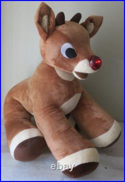 RARE 36 Jumbo Build a Bear Rudolph The Red Nose Reindeer Store Display