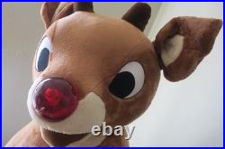 RARE 36 Jumbo Build a Bear Rudolph The Red Nose Reindeer Store Display