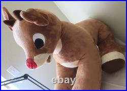 RARE 36 Jumbo Build a Bear Rudolph The Red Nose Reindeer Store Display