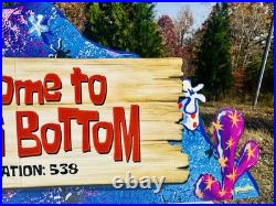 RARE 80x26 SPONGEBOB SQUAREPANTS Bikini Bottom Store PROMO Display Nickelodeon