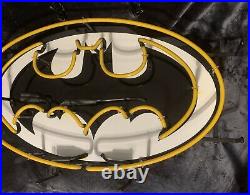 RARE AUTHENTIC DC Batman Sign Video Game Comic Book Store Display Lighted NEON