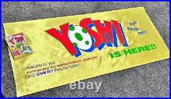 RARE AUTHENTIC Gameboy Yoshi Promo Display Banner Store Display 1/1