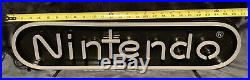 RARE AUTHENTIC Lighted Nintendo Sign Video Game Store Display NES SNES N64 Wii