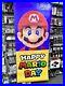 RARE AUTHENTIC Nintendo Mario Day Huge Store Display Banner Heavy Vinyl 7ft