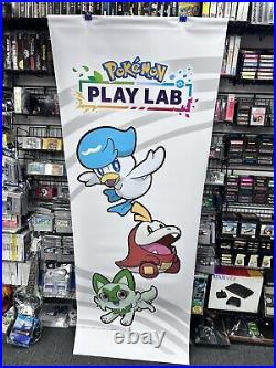 RARE AUTHENTIC Nintendo Switch Pokemon Store Display Banner Heavy Vinyl 7ft+