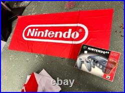 RARE AUTHENTIC Super Mario Store Display Nintendo Switch Banner Cloth NYC