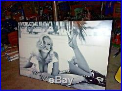 RARE! Anna Nicole Smith LARGE GUESS STORE DISPLAY PICTURE 1991 6 X 4 FEET