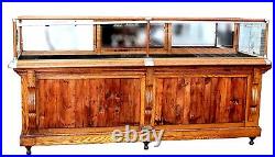 RARE Antique American Oak Country Store Display Case, Joseph Knittel