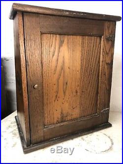 RARE Antique Early 1900s Corbin Lock Key General Hardware Store Oak Display Sign