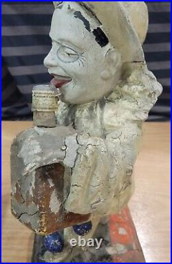 RARE Antique French Cointreau Liquor Advertising Pierrot Store Display c1890s