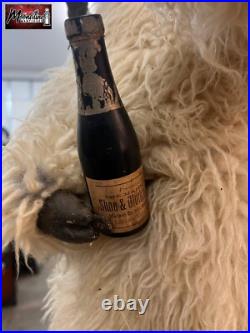 RARE Antique THE MAMMOTH Shoe & Clothing Co. Animatronic Goat Store Display