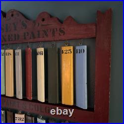 RARE Antique Woolsey's Paint Company Marine Sample Store Display Boat Yacht
