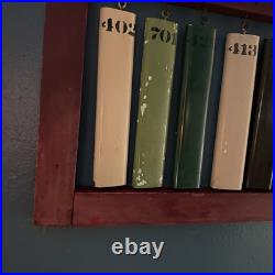 RARE Antique Woolsey's Paint Company Marine Sample Store Display Boat Yacht