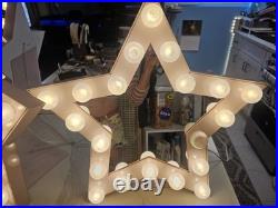 RARE Authentic Charlotte Tilbury Vanity Star Mirror Store Display Pieces (3)