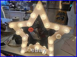 RARE Authentic Charlotte Tilbury Vanity Star Mirror Store Display Pieces (3)