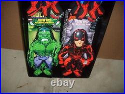 RARE BALZAC Marvel SPIDERMAN HULK DAREDEVIL BLOW UP 18 FIGURE STORE DISPLAY NEW