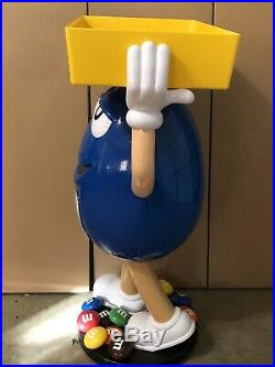 RARE Blue Giant M&M Character Candy Store Display with Product Tray